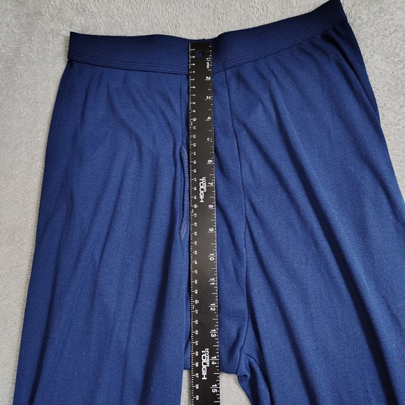 Men's PATAGONIA Blue Capilene Base Layer Pants Men's Size L Made In USA Gorpcore - Picture 3 of 6